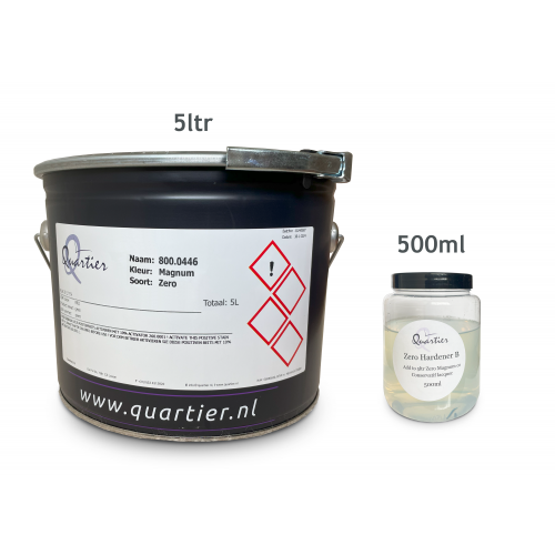 Quartier Zero Magnum Lacquer 2K 5ltr + 500ml Hardener  800.0446.5500 (DC)